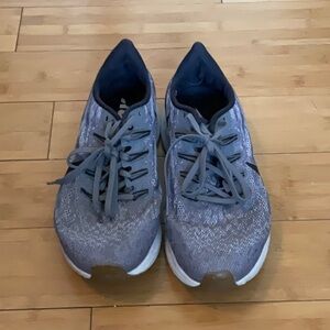 Nike gray running shoes, size 9